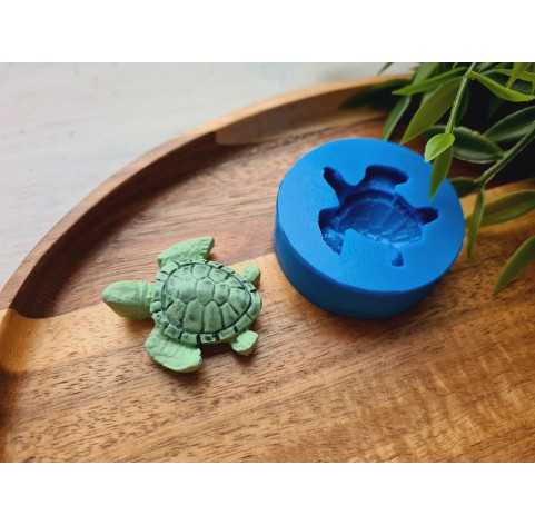 Silicone mold, Turtle, ~ 3.5*3.6 cm, H:1.1 cm
