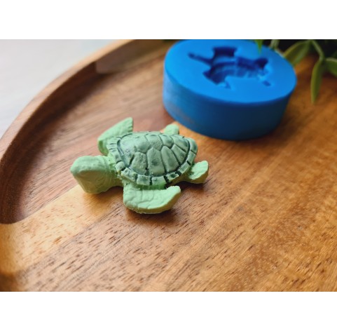Silicone mold, Turtle, ~ 3.5*3.6 cm, H:1.1 cm