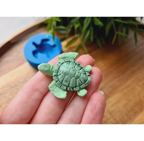 Silicone mold, Turtle, ~ 3.5*3.6 cm, H:1.1 cm