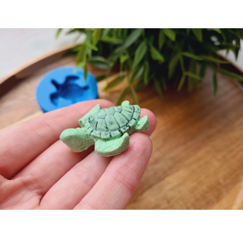 Silicone mold, Turtle, ~ 3.5*3.6 cm, H:1.1 cm