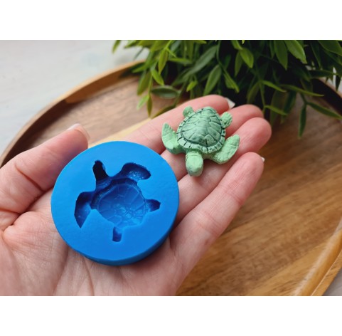 Silicone mold, Turtle, ~ 3.5*3.6 cm, H:1.1 cm