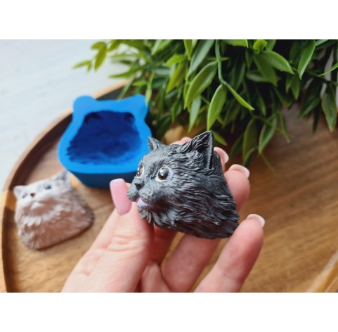 Silicone mold, Cat, style 5, ~ 4.7*4.3 cm, H:3 cm