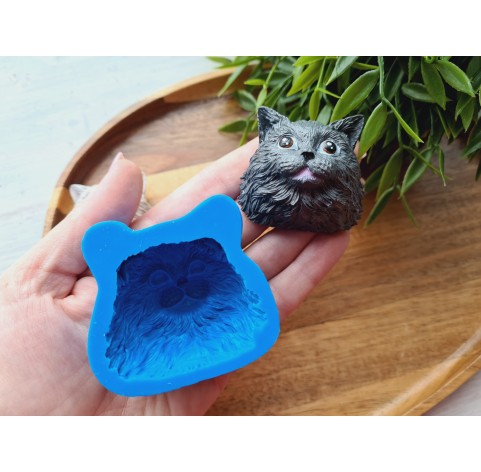Silicone mold, Cat, style 5, ~ 4.7*4.3 cm, H:3 cm