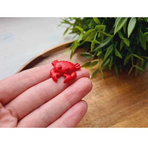 Silicone mold, Crab, ~ 2.3*2.6 cm, H:0.7 cm