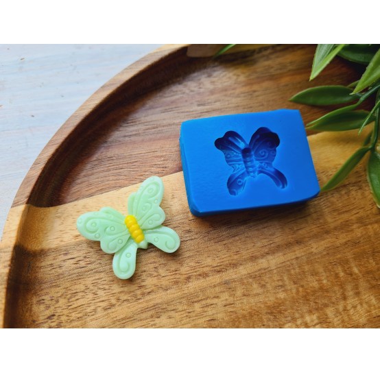 Silicone mold, Butterfly, style 6, ~ 2.2*2.8 cm, H:0.7 cm