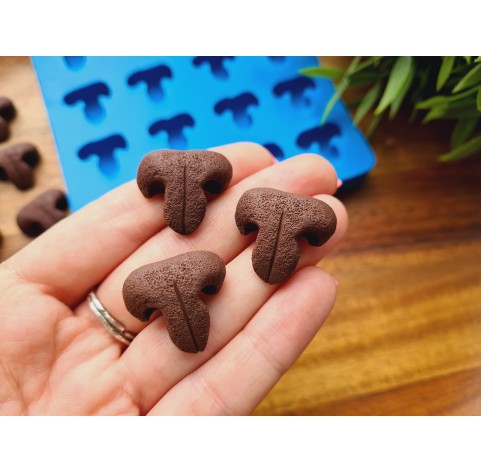 Silicone mold, Cat nose, style 3, 20 elements, ~ 2.1-2.3 cm, H:0,9 cm