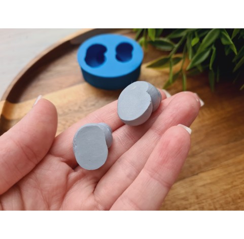 Silicone mold, Snail shell, 2 elements, ~ 1.7*2 cm, 2.1*2.4 cm, H:1.3-1.5 cm