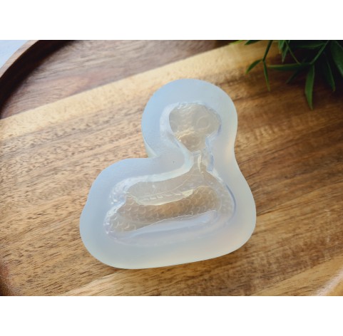 Silicone mold, Snake, style 1, ~ 5.1*6.2 cm, H:2.4 cm
