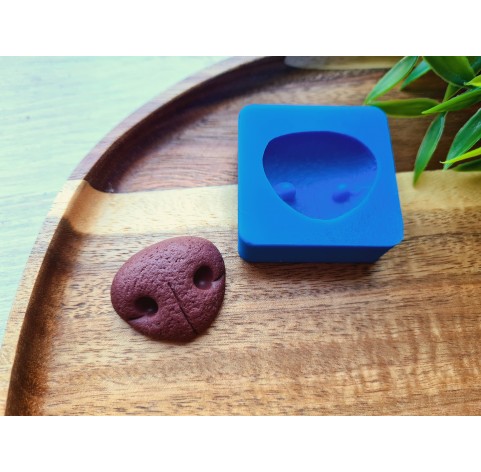 Silicone mold, Dog or bear nose, style 7, ~ 2.6*3 cm, H:1.1 cm