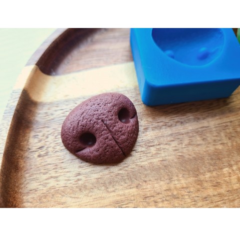 Silicone mold, Dog or bear nose, style 7, ~ 2.6*3 cm, H:1.1 cm