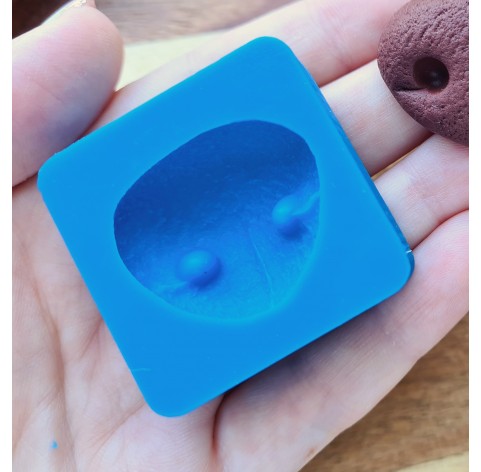 Silicone mold, Dog or bear nose, style 7, ~ 2.6*3 cm, H:1.1 cm