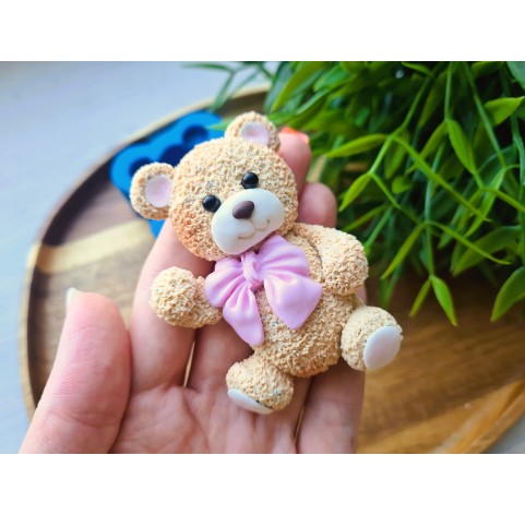 Silicone mold, Bear, style 8, ~ 5*7.1 cm, H:1.9 cm