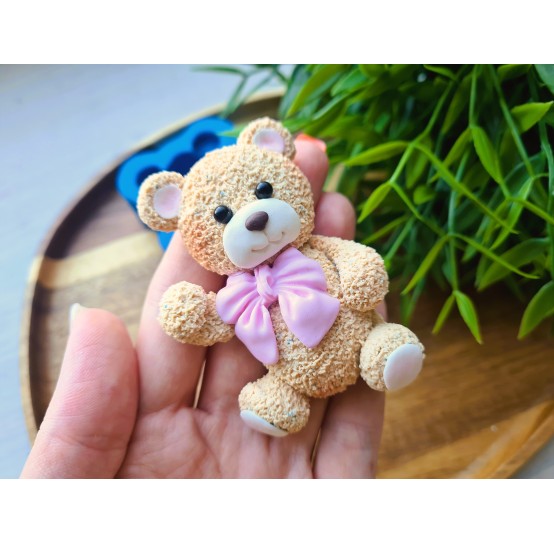 Silicone mold, Bear, style 8, ~ 5*7.1 cm, H:1.9 cm