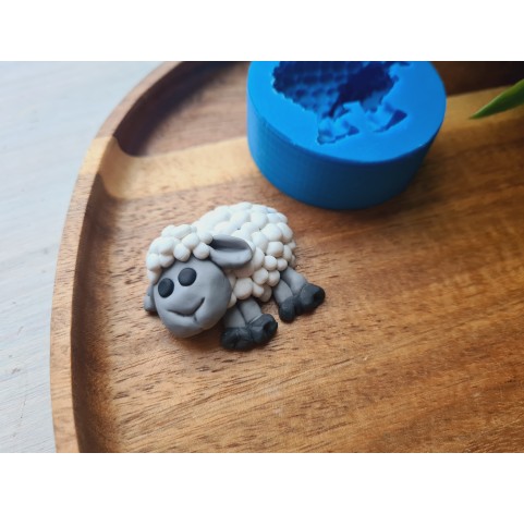 Silicone mold, Sheep, style 1, ~ 3.1*3.7 cm, H:1.4 cm