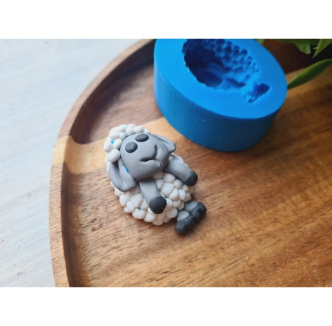 Silicone mold, Sheep, style 2, ~ 2.7*4.4 cm, H:1.9 cm