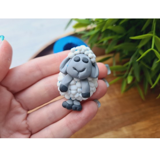 Silicone mold, Sheep, style 2, ~ 2.7*4.4 cm, H:1.9 cm