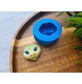 Silicone mold, Snake, style 2, head, ~ 2.5*3 cm, H:1.6 cm