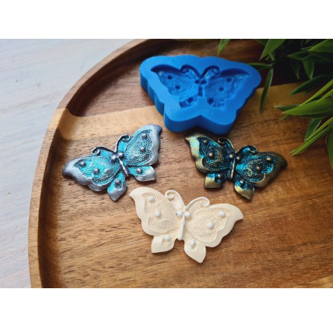 Silicone mold, Butterfly, style 8, ~ 2.7*5 cm, H:0.4 cm