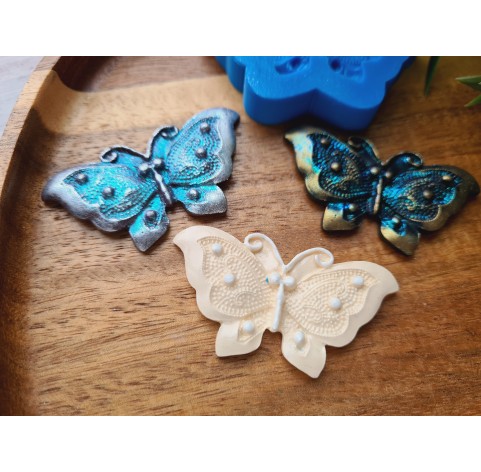 Silicone mold, Butterfly, style 8, ~ 2.7*5 cm, H:0.4 cm