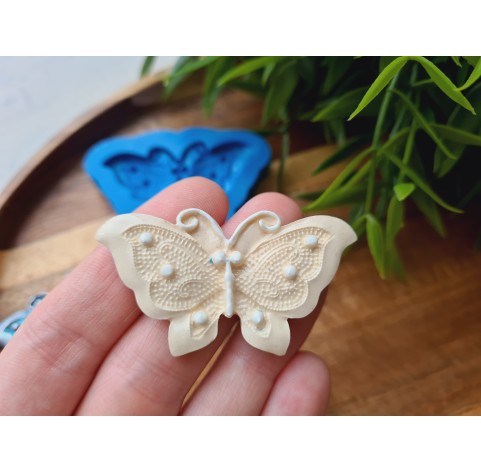 Silicone mold, Butterfly, style 8, ~ 2.7*5 cm, H:0.4 cm