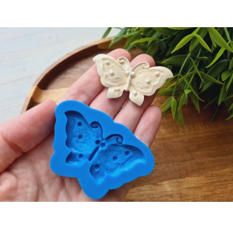 Silicone mold, Butterfly, style 8, ~ 2.7*5 cm, H:0.4 cm