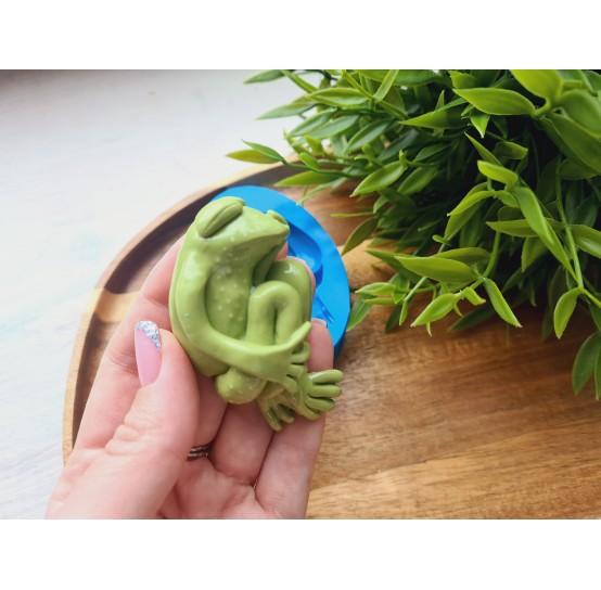 Silicone mold, Frog, style 2, ~ 4*6.8 cm, H:2 cm