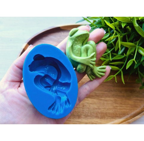 Silicone mold, Frog, style 2, ~ 4*6.8 cm, H:2 cm
