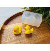 Silicone mold, Duck, style 1, 2 elements, ~ 2.2*2.3 cm, H:2 cm