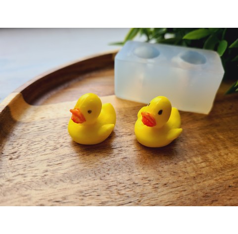 Silicone mold, Duck, style 1, 2 elements, ~ 2.2*2.3 cm, H:2 cm