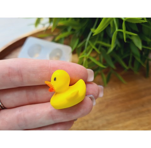 Silicone mold, Duck, style 1, 2 elements, ~ 2.2*2.3 cm, H:2 cm