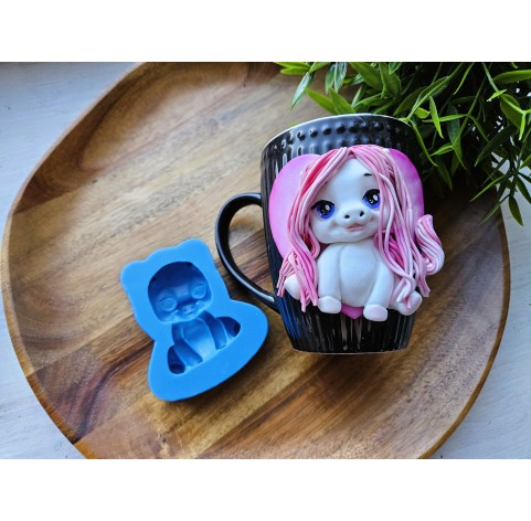 Silicone mold, Horse, style 3, ~ 5.3*6.3 cm, H:1.7 cm