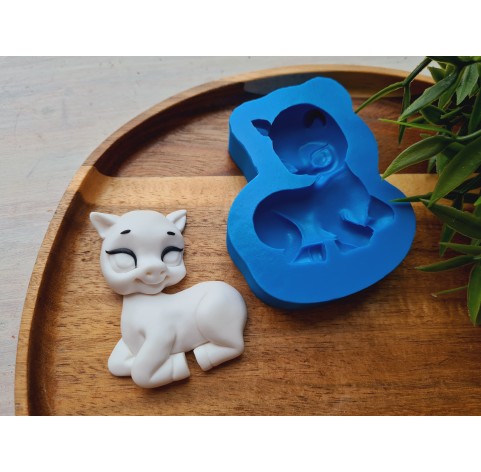 Silicone mold, Horse, style 4, ~ 5*6.6 cm, H:1.4 cm