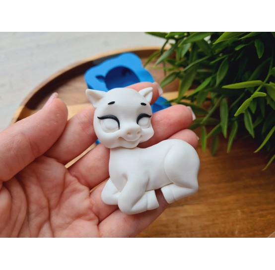 Silicone mold, Horse, style 4, ~ 5*6.6 cm, H:1.4 cm