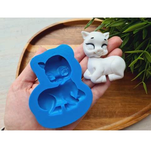 Silicone mold, Horse, style 4, ~ 5*6.6 cm, H:1.4 cm
