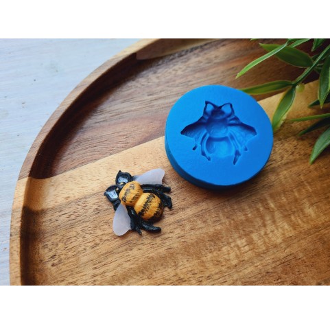Silicone mold, Bee, style 2, ~ 2.7*3.3 cm, H:0.6 cm