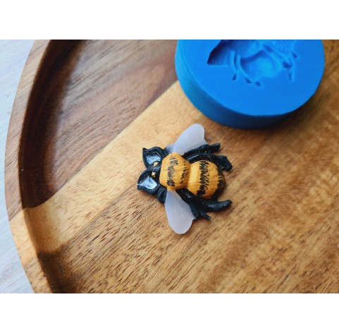Silicone mold, Bee, style 2, ~ 2.7*3.3 cm, H:0.6 cm