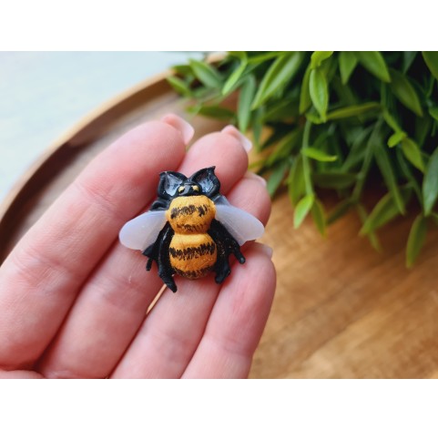 Silicone mold, Bee, style 2, ~ 2.7*3.3 cm, H:0.6 cm