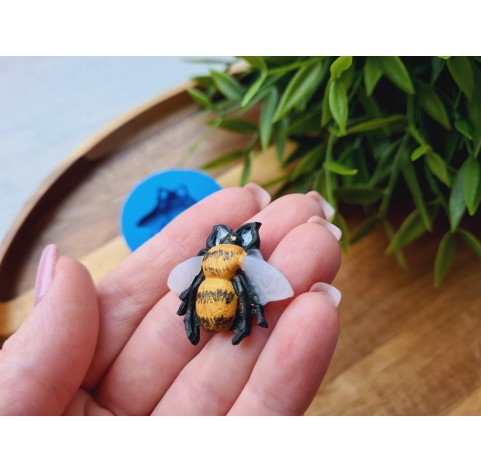 Silicone mold, Bee, style 2, ~ 2.7*3.3 cm, H:0.6 cm