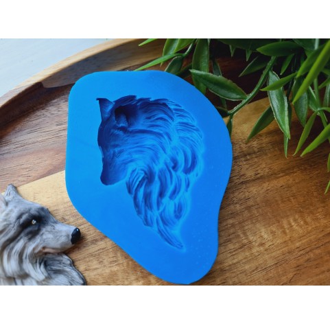 Silicone mold, Wolf, ~ 4.5*6.9 cm, H:1.2 cm