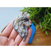 Silicone mold, Wolf, ~ 4.5*6.9 cm, H:1.2 cm
