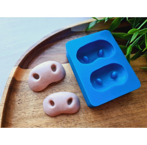 Silicone mold, Cow nose, style 1, 2 elements, ~ 2-3.9 cm, H:1-1.5 cm
