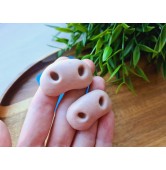 Silicone mold, Cow nose, style 1, 2 elements, ~ 2-3.9 cm, H:1-1.5 cm