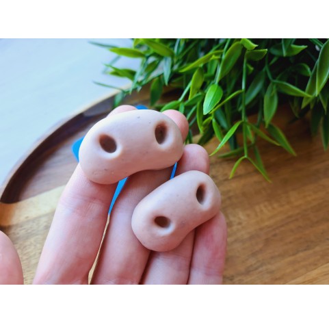 Silicone mold, Cow nose, style 1, 2 elements, ~ 2-3.9 cm, H:1-1.5 cm