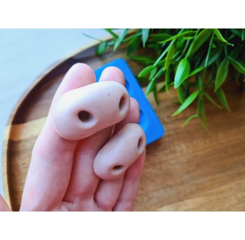 Silicone mold, Cow nose, style 1, 2 elements, ~ 2-3.9 cm, H:1-1.5 cm