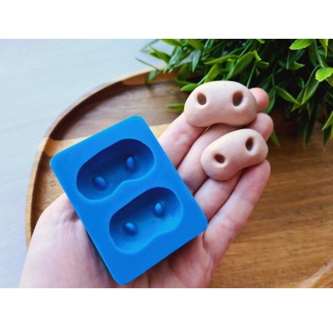 Silicone mold, Cow nose, style 1, 2 elements, ~ 2-3.9 cm, H:1-1.5 cm