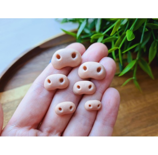 Silicone mold, Cow nose, style 3, 6 elements, ~ 0.6-2 cm, H:0.3-0.6 cm