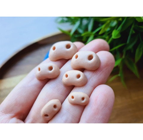 Silicone mold, Cow nose, style 3, 6 elements, ~ 0.6-2 cm, H:0.3-0.6 cm