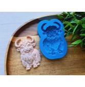 Silicone mold, Bull, ~ 5*7.3 cm, H:1.1 cm