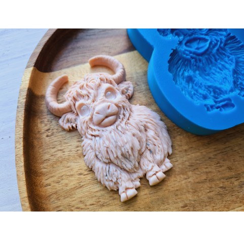 Silicone mold, Bull, ~ 5*7.3 cm, H:1.1 cm