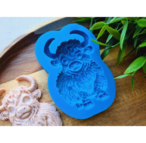 Silicone mold, Bull, ~ 5*7.3 cm, H:1.1 cm